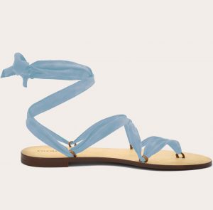 Suede ribbons - Baby Blue