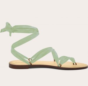Suede ribbons - Mint
