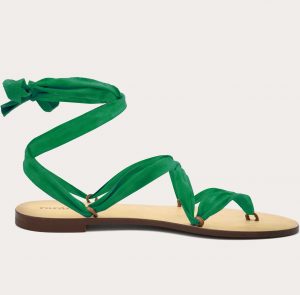 Suede ribbons - Forrest Green